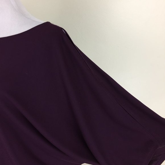 RACHEL ROY Cut Out Batwing Sleeve Stretchy Shirt - Picture 5 of 10